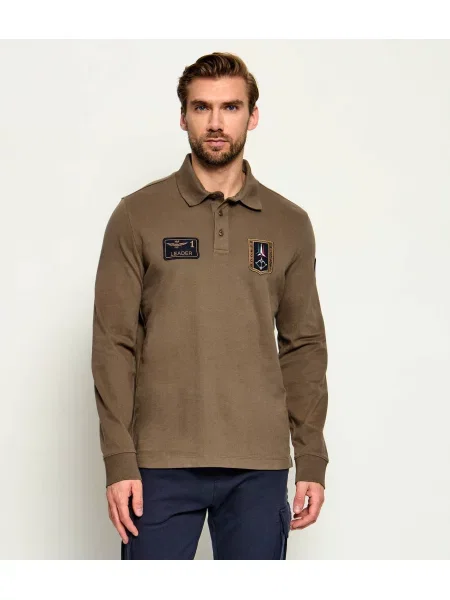 Tricou polo Aeronautica Militare maro