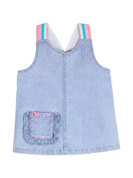 Sukienka jeansowa dziecięca Billieblush szara