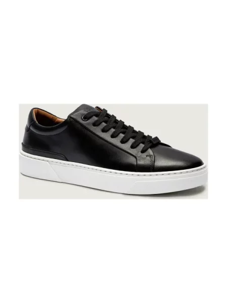 BOSS BLACK De piele sneakers Gary_Tenn_nalu_N negru