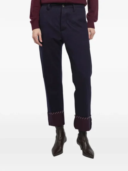 Pantaloni Maurizio Massimino albastru