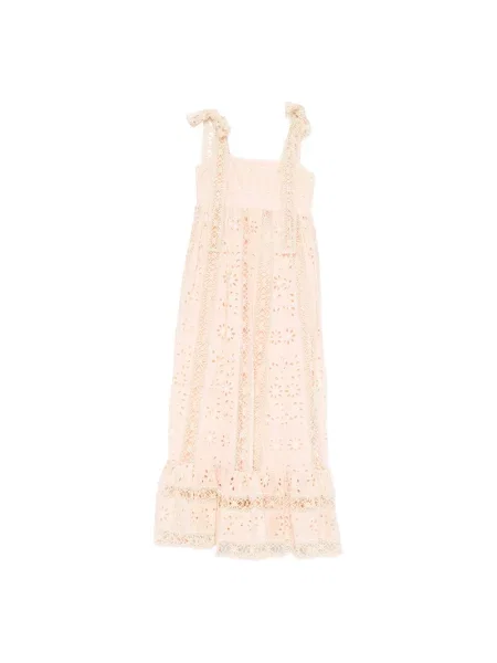 Sukienka maxi Zimmermann w paski różowa