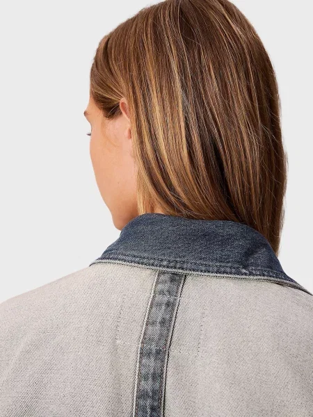 Джинсовая куртка Calvin Klein Jeans серая