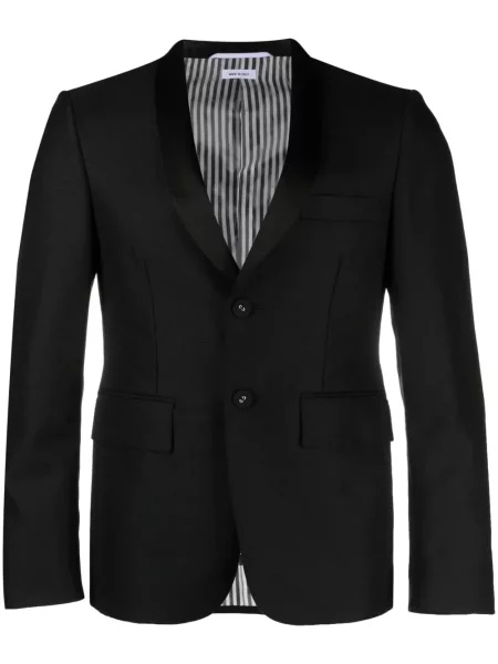 Gulerat sacou Thom Browne negru
