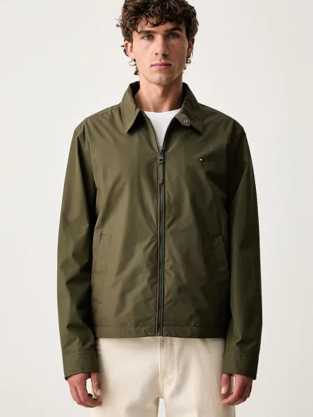 Tommy Hilfiger geacă de tranziție pentru bărbați verde