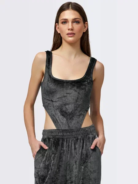 Боді Leinle темно-сірий сіре