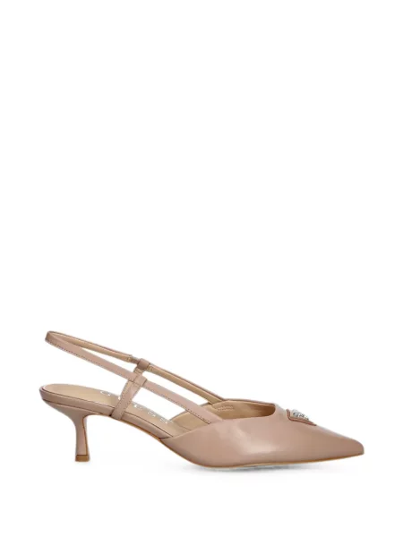 Pantofi cu toc Guess slingback cu autograf