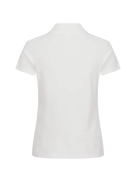 Clique Basic Polo z bawełny dobry krój – Off White biała