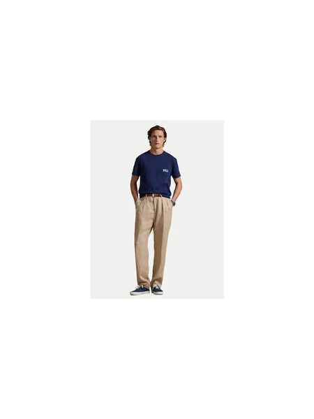 Polo Ralph Lauren Póló Sötétkék Custom Slim Fit kék