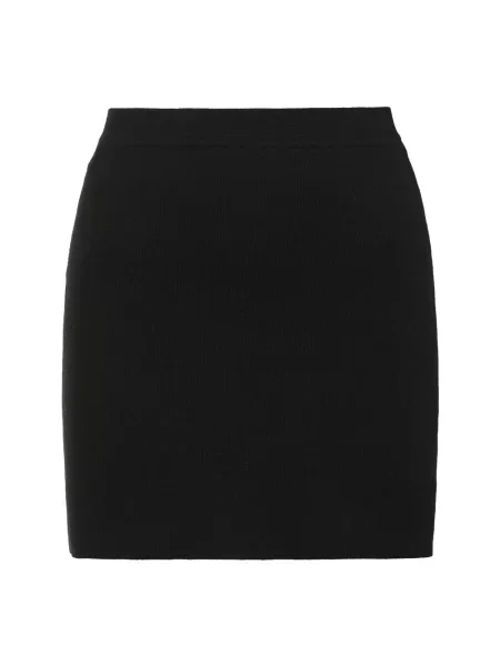 Mała mały spódnica mini Khaite wełniana czarna