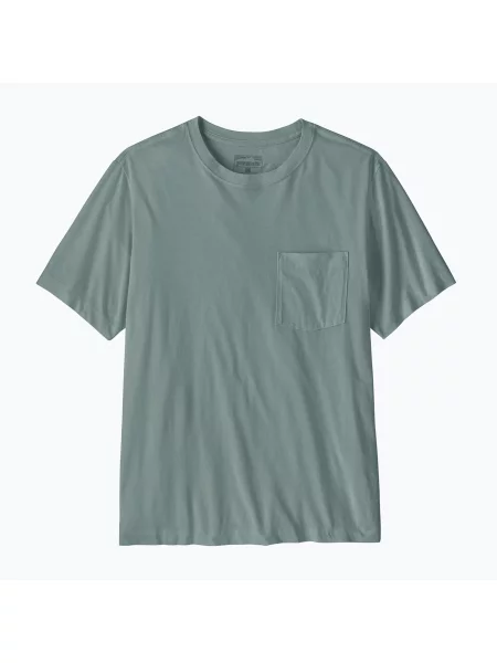 Tricou pentru bărbați Patagonia Daily Pocket Tee blue sage albastru