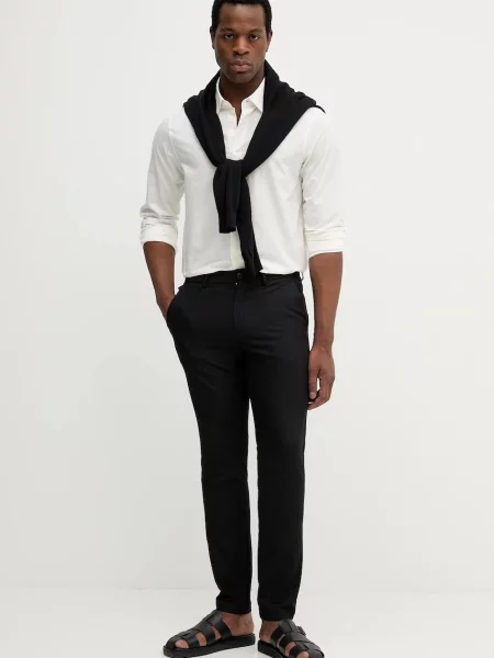Классическая ошейниковый рубашка Armani Exchange бежевая