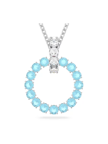 Naszyjnik Swarovski szary