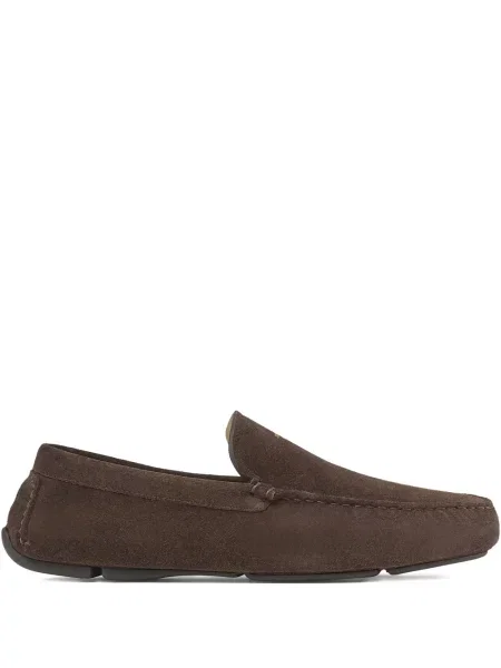 Pantofi loafer Jimmy Choo din piele maro
