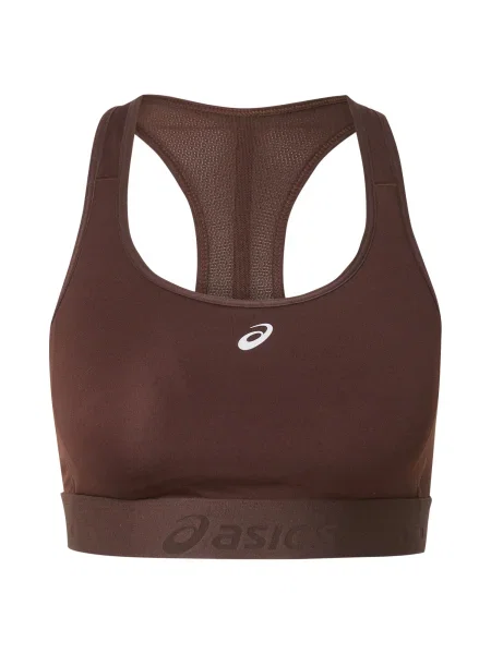 Fitness podprsenka ASICS Road Compression coffee hnedá