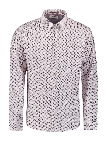 No Excess Košile bledě fialová / fialkově modrá černá