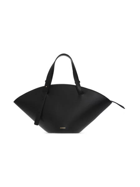Torebka Jil Sander skórzana czarna