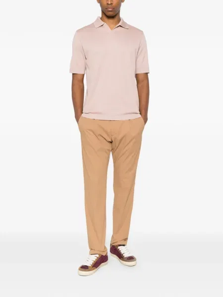 Scurt tricou polo Herno roz