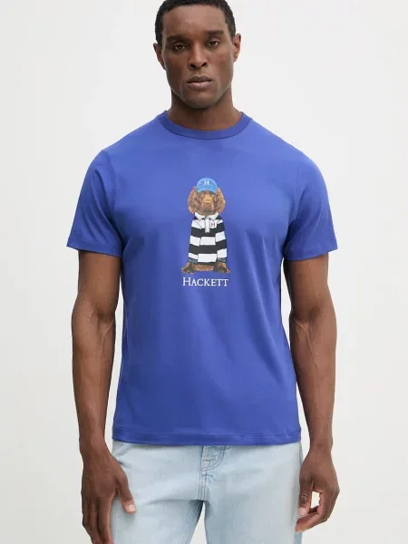 Hackett London tričko fialové