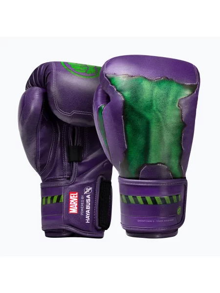 Rękawice bokserskie Hayabusa Marvel's Hulk purple/green zielone