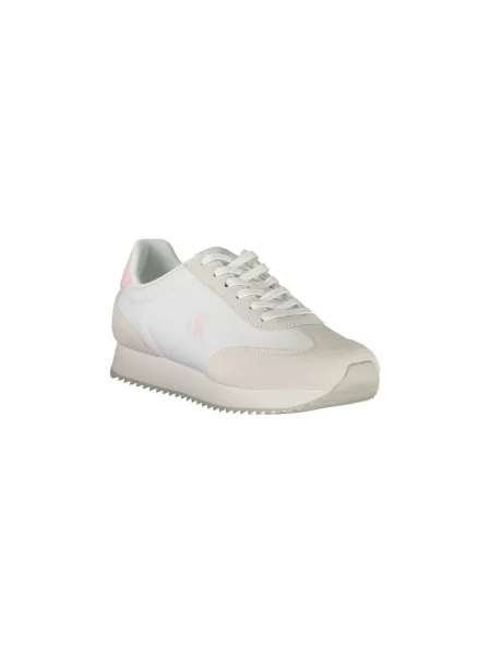 Dámske topánky Calvin Klein Caleup Mg Mix Bright White/Sweet Pink biela