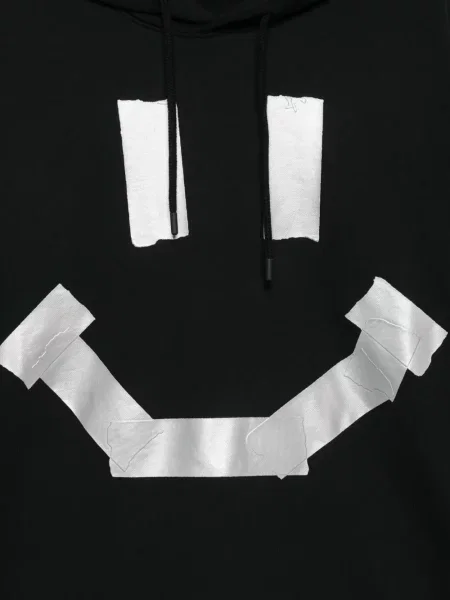 Hanorac cu glugă Moschino negru