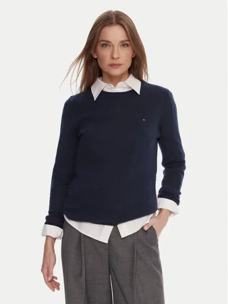 Tommy Hilfiger Πουλόβερ Σκούρο μπλε