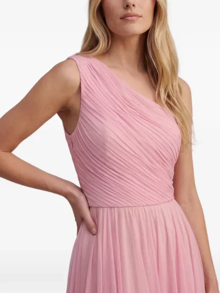 Rochie maxi Marco Gabrielli Atelier cu un umăr gol roz