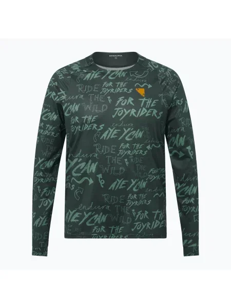 Ciclism tricou cu mânecă lungă Endura cu imagine gri