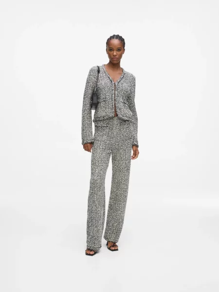 Karl Lagerfeld Pantaloni negru alb