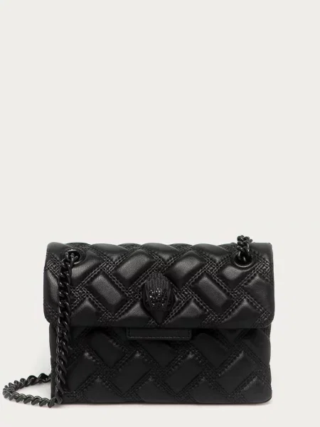Kurt Geiger De piele geantă poștaș MINI KENSINGTON DRENCH negru