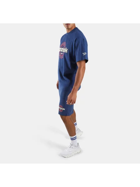 Reebok T-shirt Reebok World male Navy Marl Size: granatowa