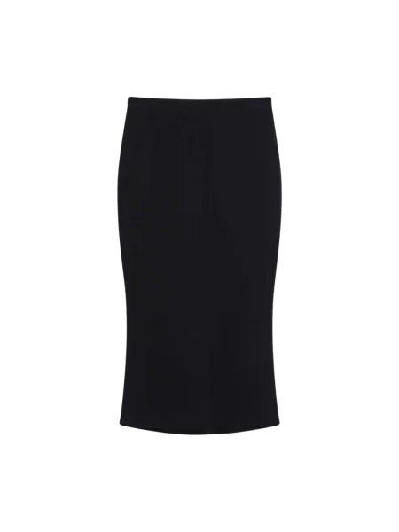 Spódnica midi Givenchy do kolan z rozcieciem czarna