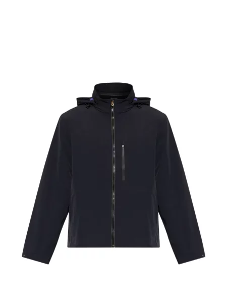 Geacă Paul Smith cu glugă albastru