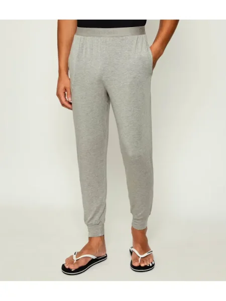 Pijama pantaloni Calvin Klein Underwear gri