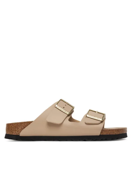 Papuci Birkenstock bej