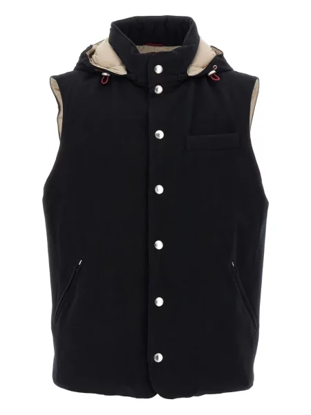 Vestă Brunello Cucinelli de lână negru