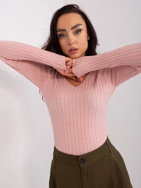 Pulover Fashionhunters roz