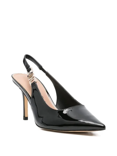 Pantofi cu toc Guess slingback negru