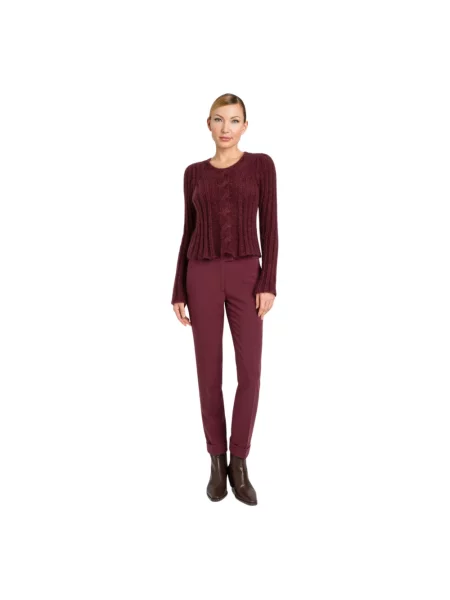 Spodnie Twinset czerwone