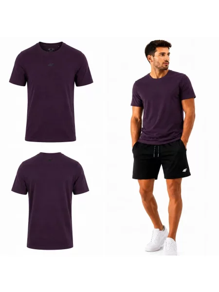 T-SHIRT 4F KOSZULKA SPORTOWA NA CO DZIEŃ LIMITOWANA fioletowa
