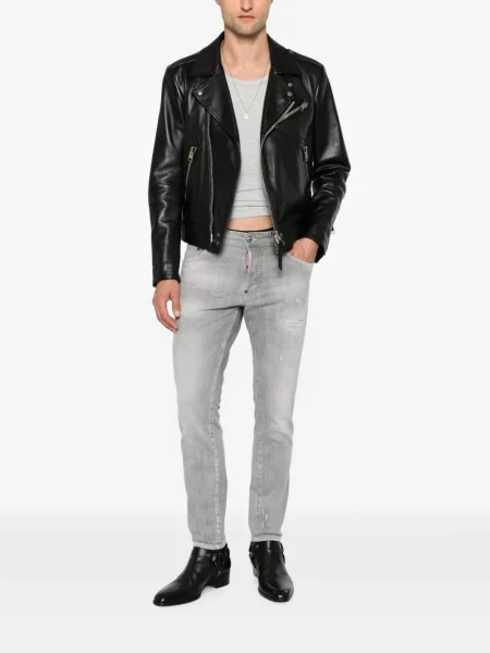 Blugi Dsquared2 zdrențuiți gri