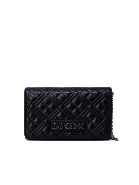 Pisemska torbica Love Moschino črna