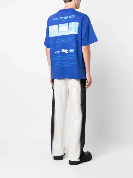 Koszulka Off-white z nadrukiem biała