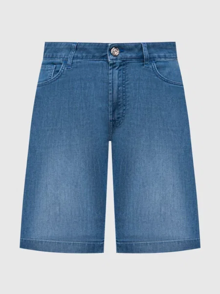 Джинсовые шорты Stefano Ricci синие