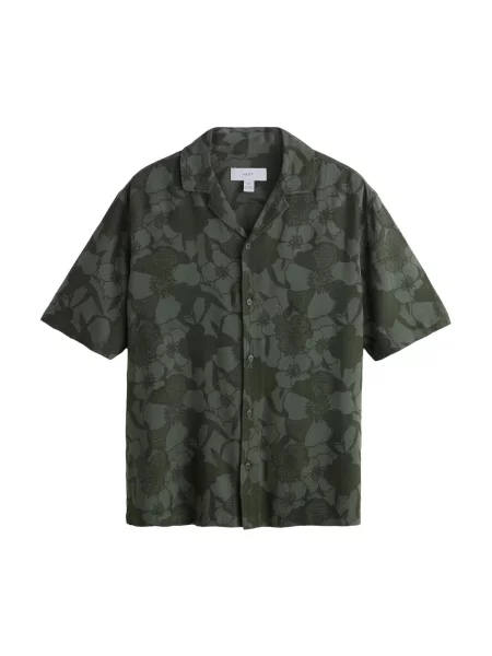 Next Cămașă pin / închis verde