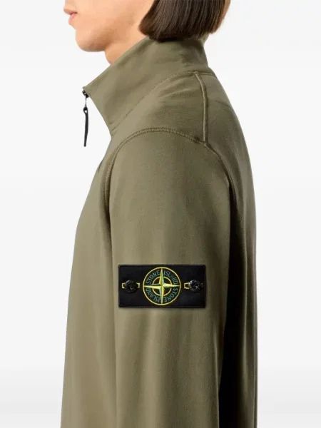 Флийс полар Stone Island камъни зелено