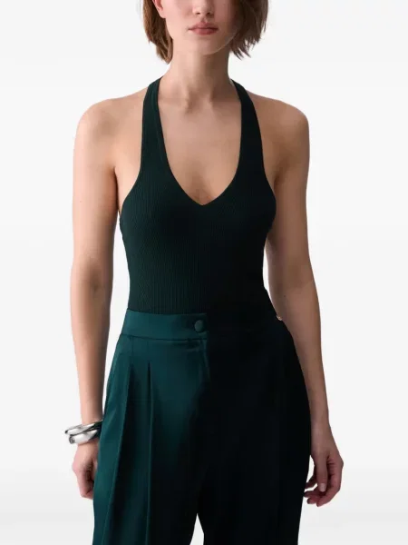 Body Liu Jo din dantelă verde