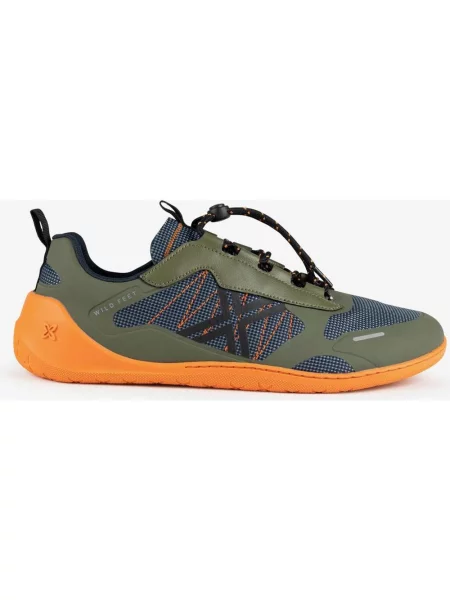 Buty do biegania Munich Freestep oliwkowy granatowy pomarańczowy 39 zielony