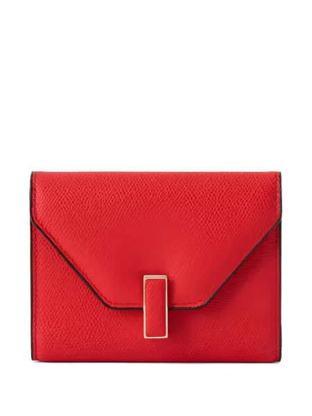 Portofel Valextra din piele roșu