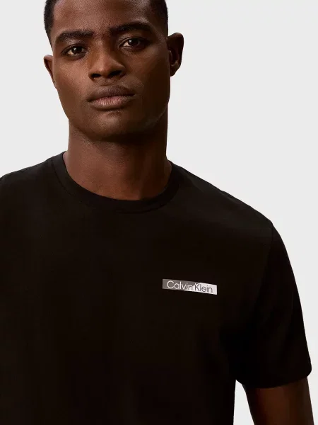 Футболка Calvin Klein с лого черная